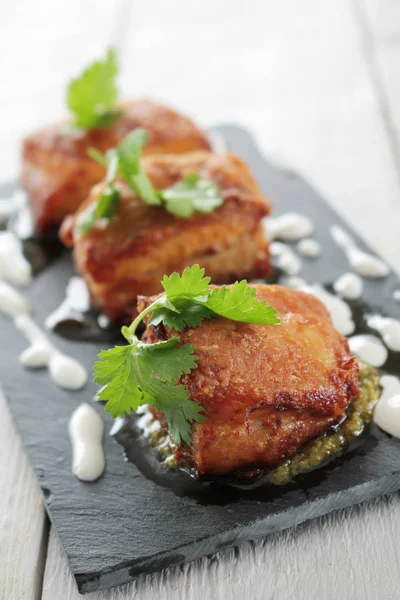 Air Fryer Pork Belly Bites